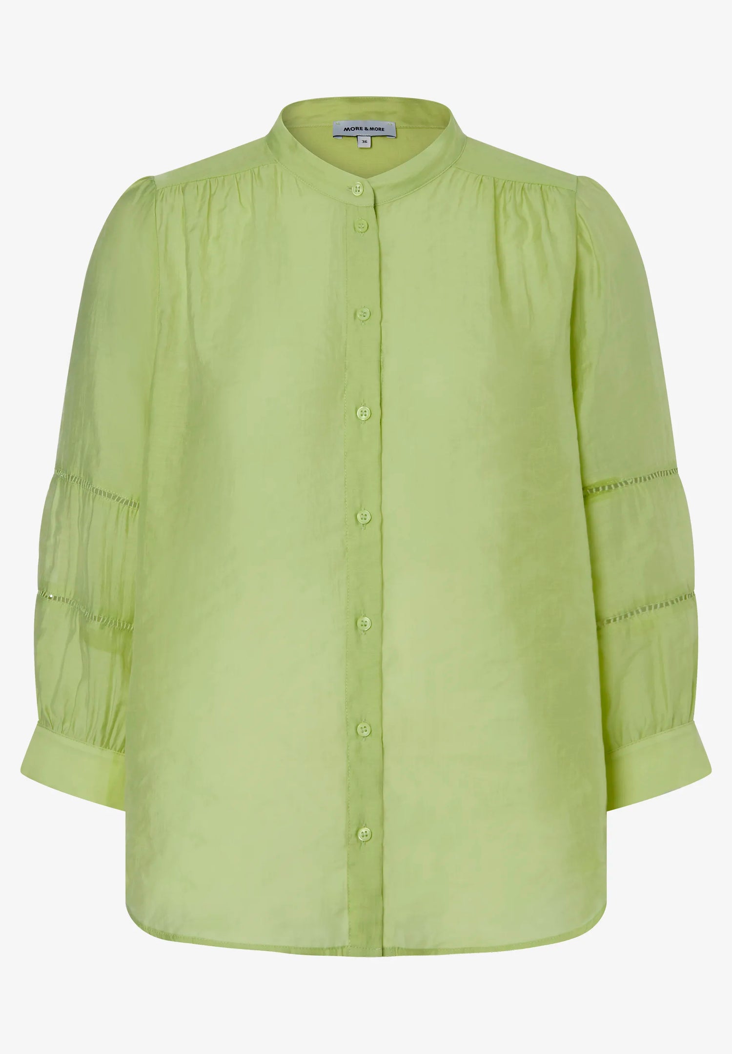 More &amp; More Pistachio Women Feminine Blouse SKU: 61032011_0603 Image 02