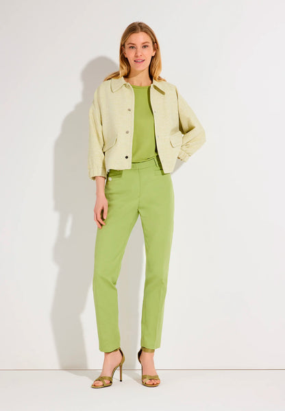 More &amp; More Pistachio Women Trousers with a Crease SKU: 61034002_0603 Image 02