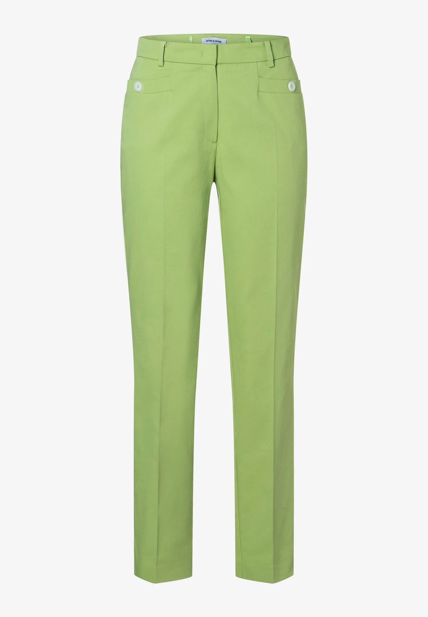 More &amp; More Pistachio Women Trousers with a Crease SKU: 61034002_0603 Image 05