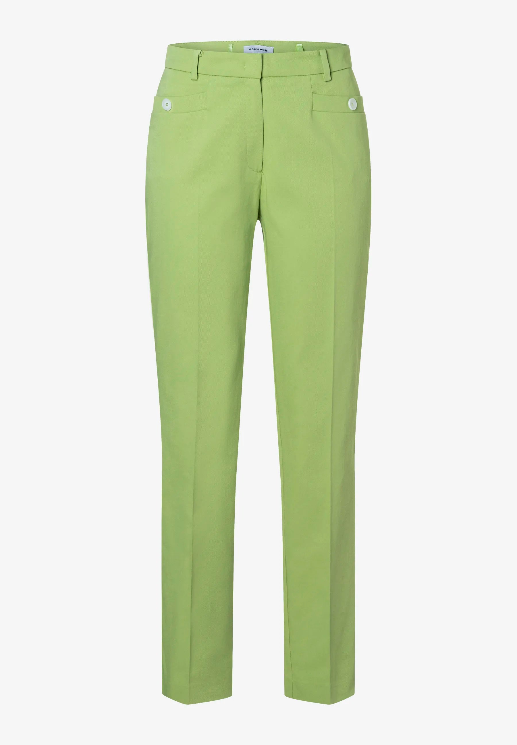 More &amp; More Pistachio Women Trousers with a Crease SKU: 61034002_0603 Image 05