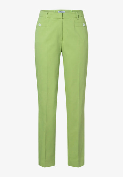 More &amp; More Pistachio Women Trousers with a Crease SKU: 61034002_0603 Image 05