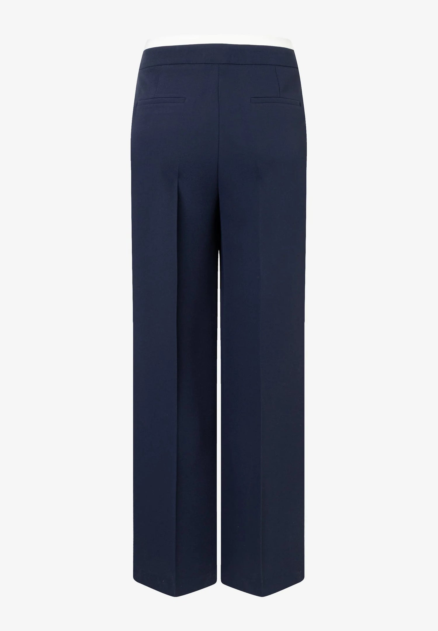 More &amp; More Classic Blue Women Wide-Leg Trousers with Drawstring SKU: 61034008_0373 Image 06