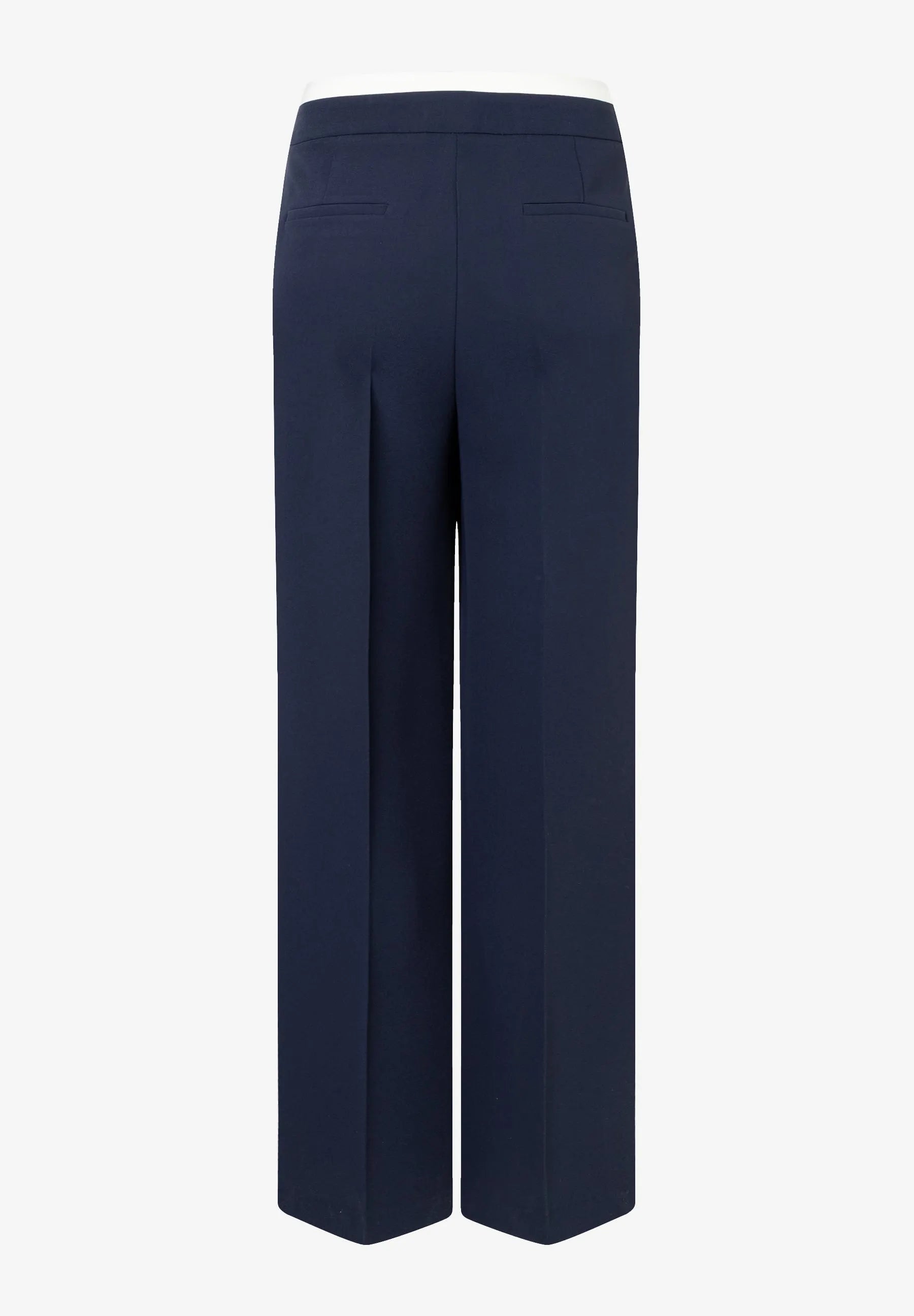 More &amp; More Classic Blue Women Wide-Leg Trousers with Drawstring SKU: 61034008_0373 Image 06