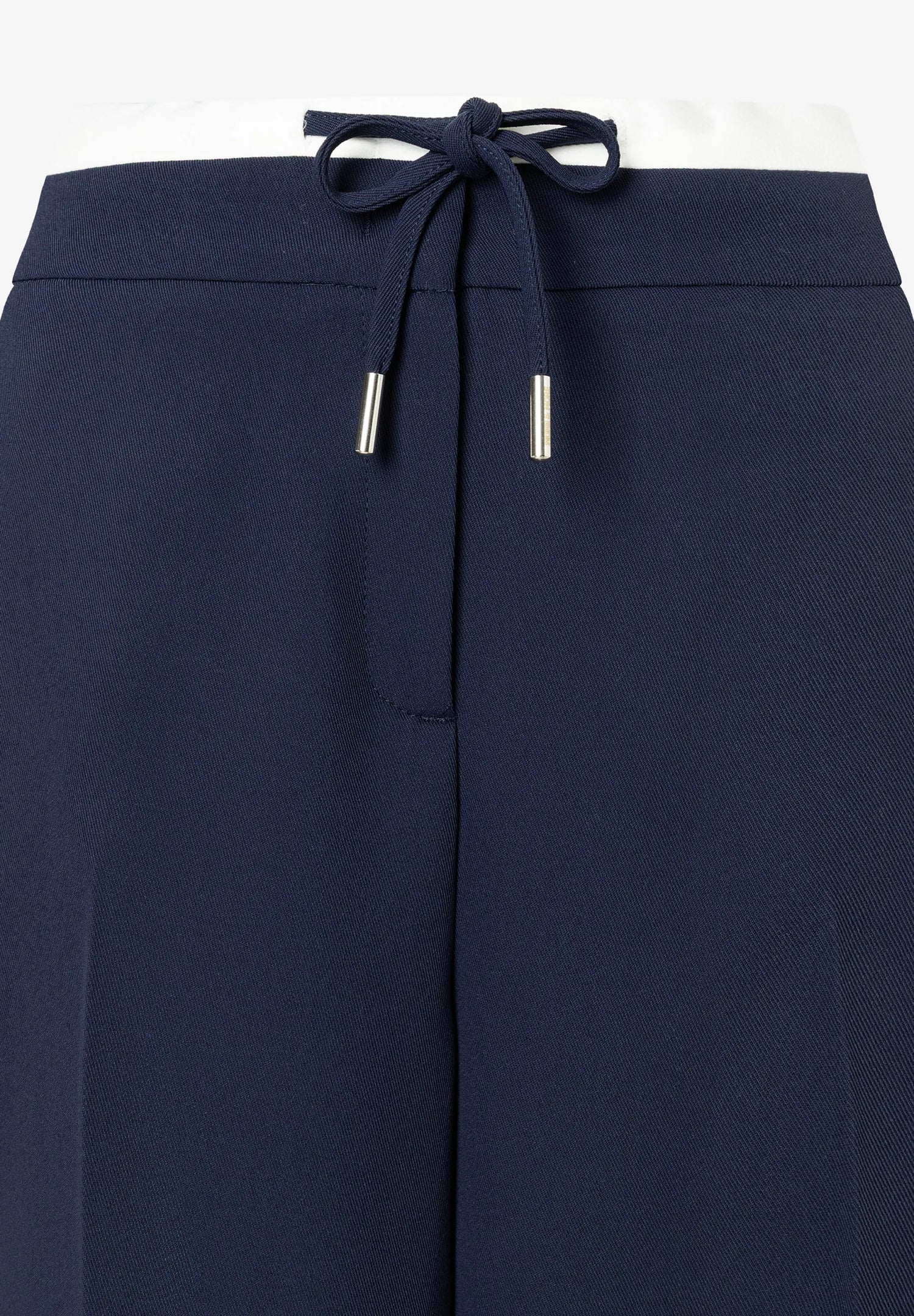 More &amp; More Classic Blue Women Wide-Leg Trousers with Drawstring SKU: 61034008_0373 Image 07