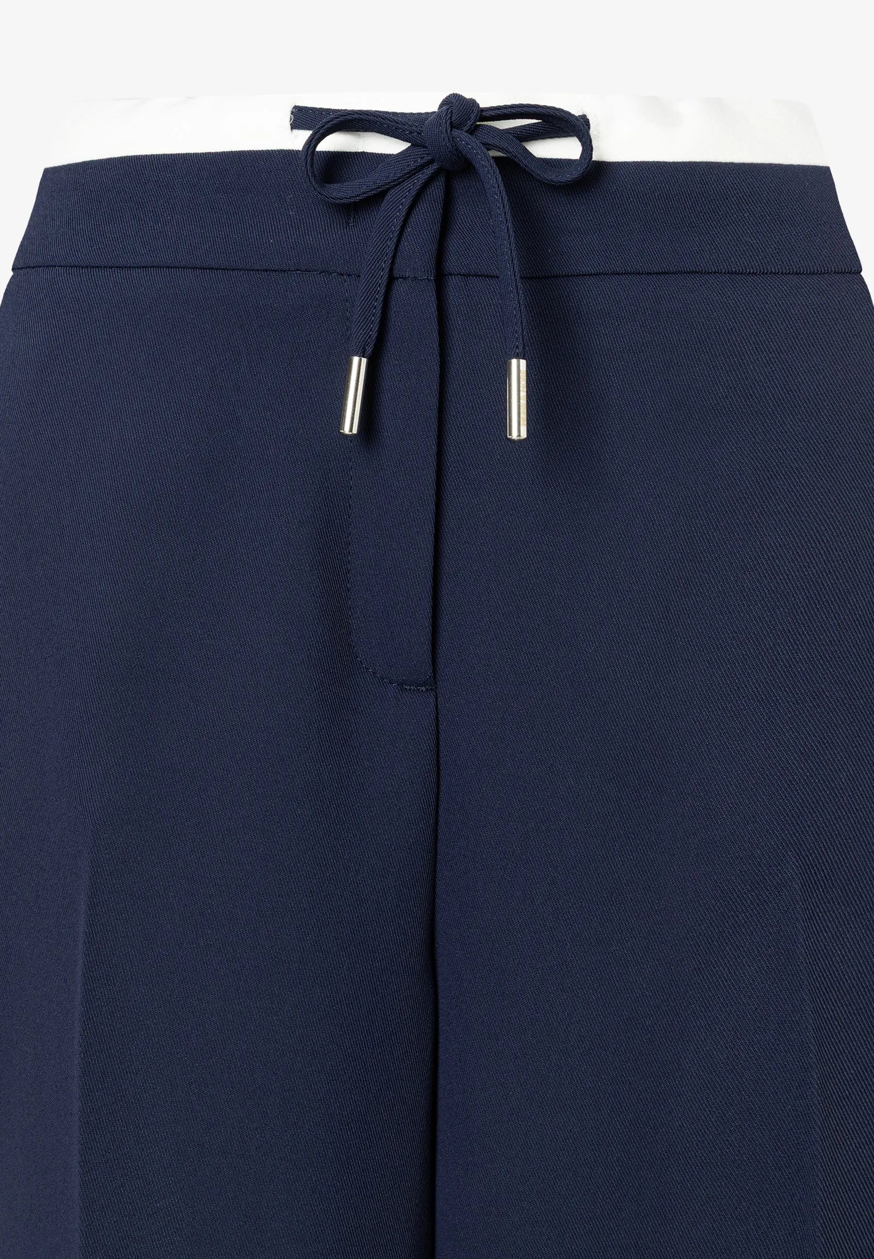 More &amp; More Classic Blue Women Wide-Leg Trousers with Drawstring SKU: 61034008_0373 Image 07
