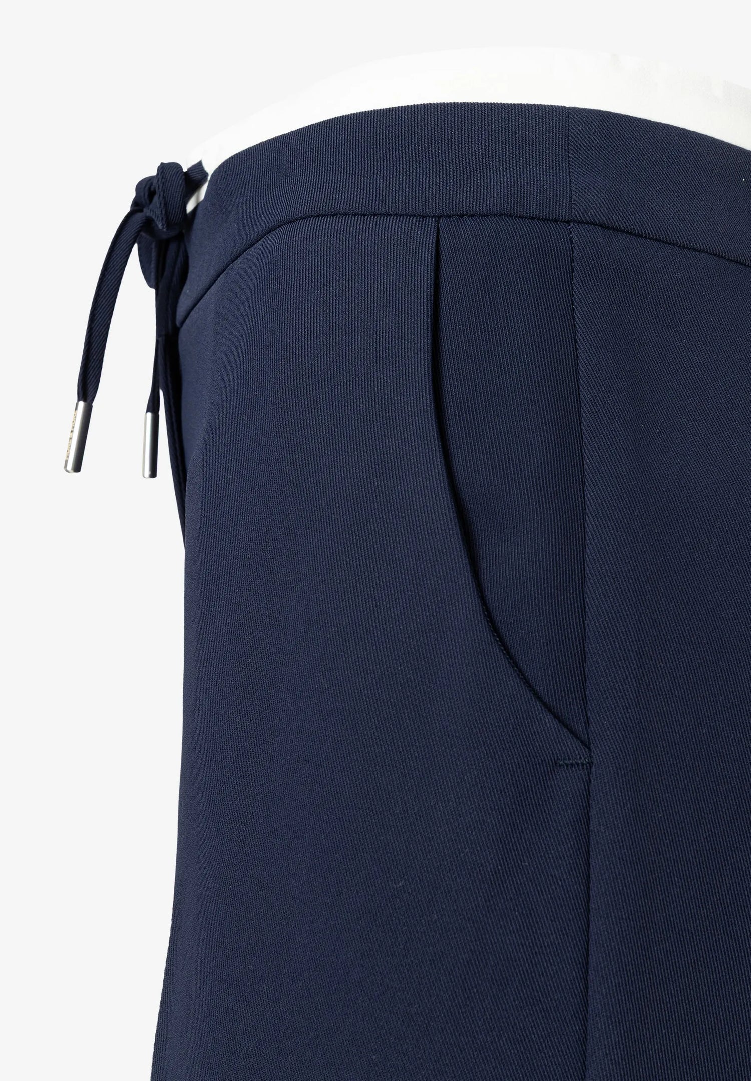 More &amp; More Classic Blue Women Wide-Leg Trousers with Drawstring SKU: 61034008_0373 Image 08