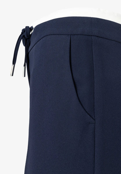 More &amp; More Classic Blue Women Wide-Leg Trousers with Drawstring SKU: 61034008_0373 Image 08