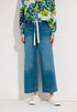 More & More Middle Blue Denim Women Jeans Culottes with Drawstring SKU: 61034209_0962 Image 01