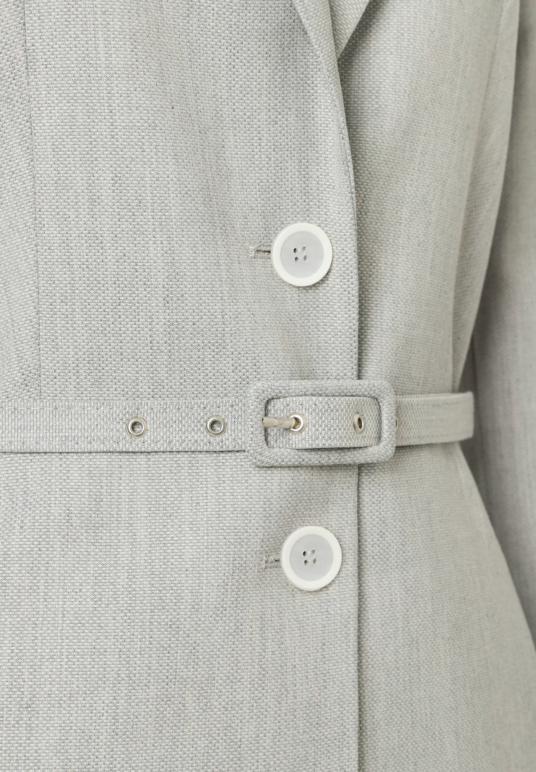 More &amp; More Two Tone Structure Women Blazer with Belt SKU: 61036000_2713 Image 05