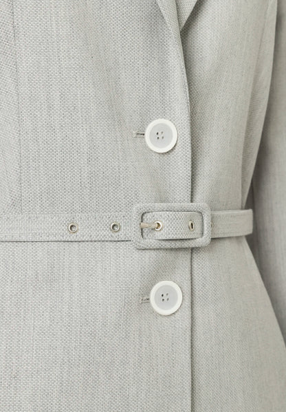 More &amp; More Two Tone Structure Women Blazer with Belt SKU: 61036000_2713 Image 05