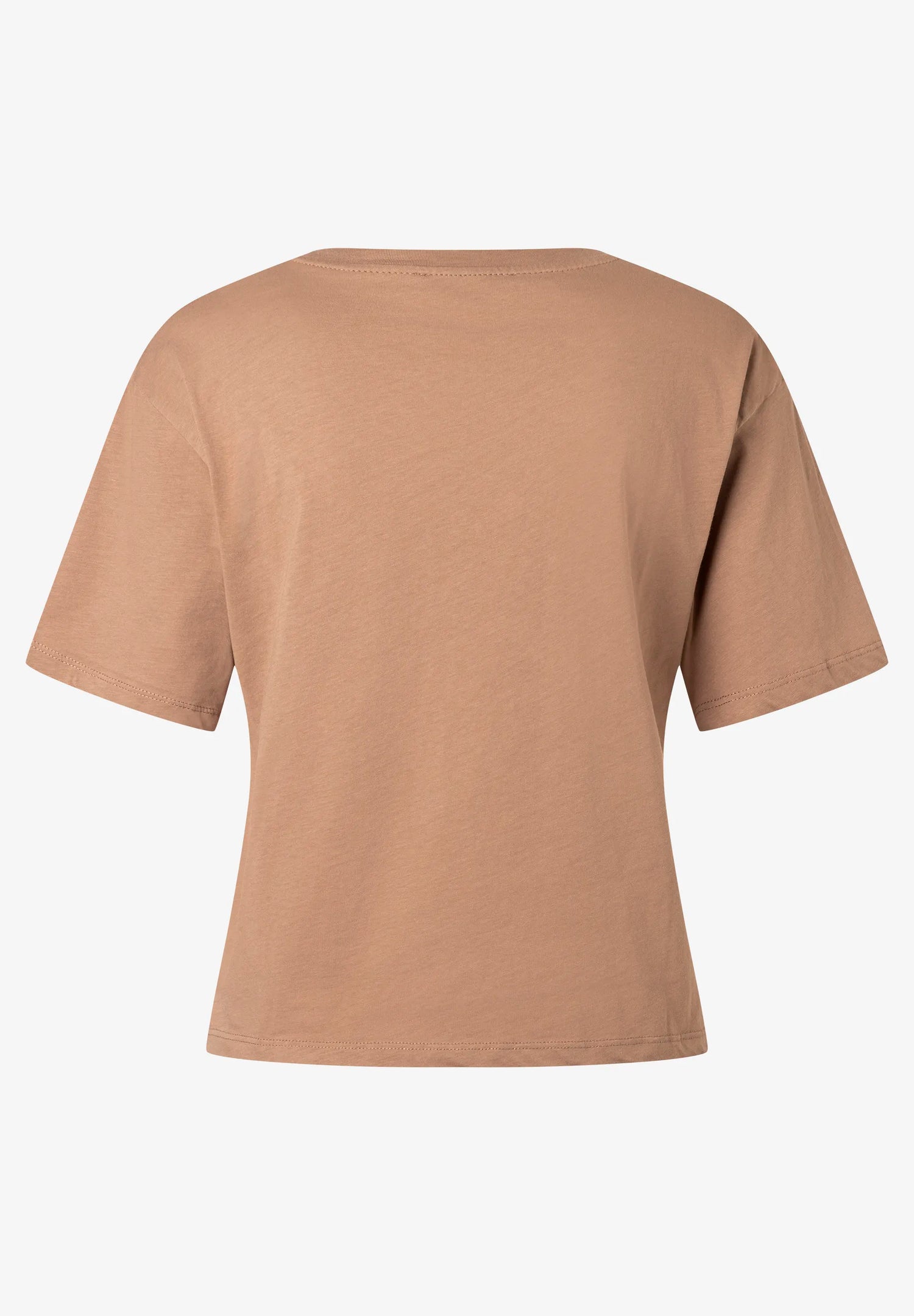 More &amp; More Ginger Brown Women T-Shirt with Sequined Flower SKU: 61040072_0280 Image 03