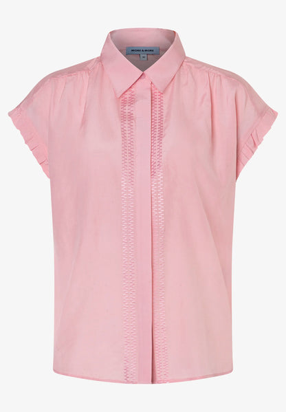 More &amp; More New Rose Women Blouse with Ruffled Sleeves SKU: 61042055_0854 Image 05