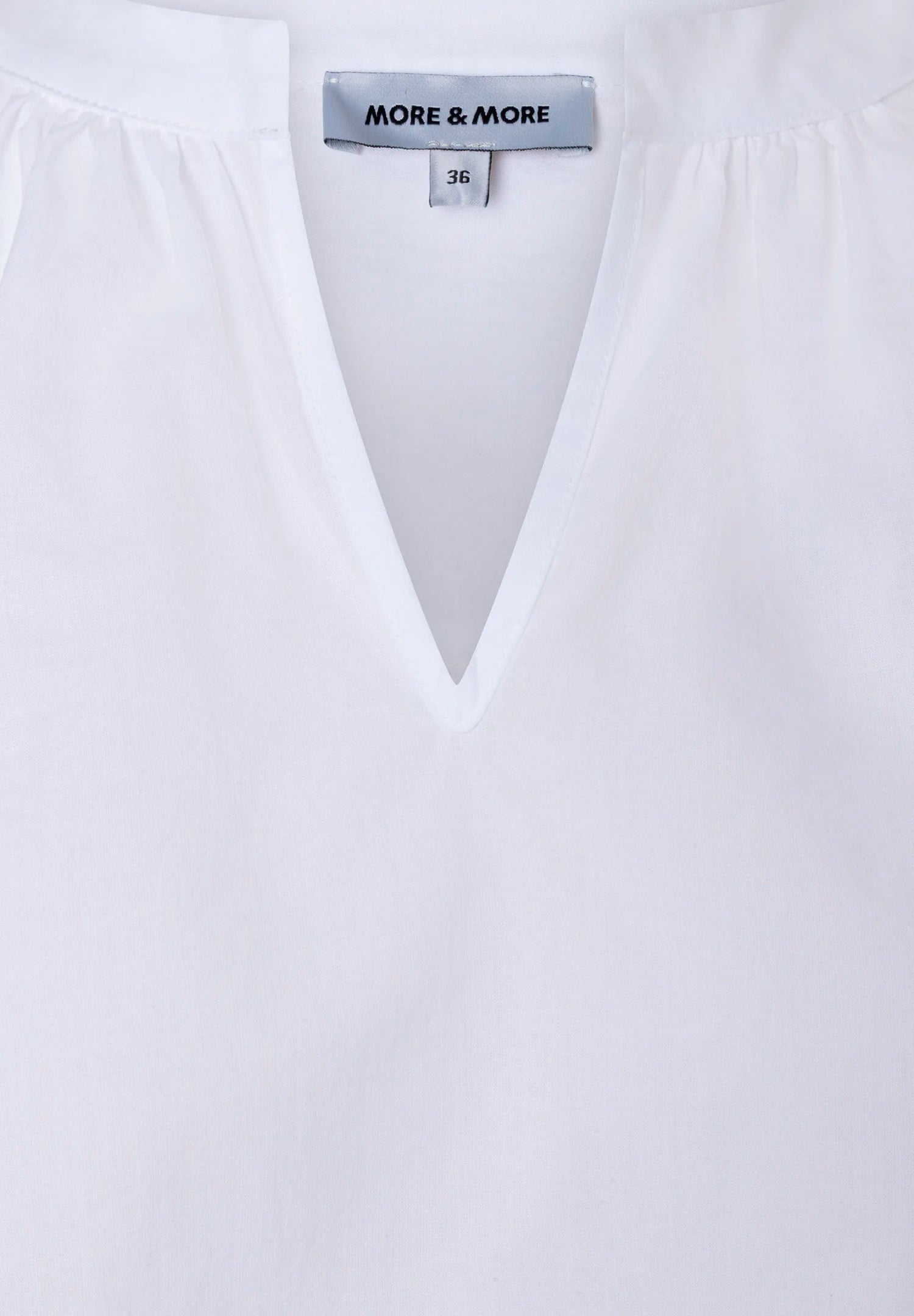 More &amp; More White Women Blouse with Embroidered Sleeves SKU: 61042063_0010 Image 07