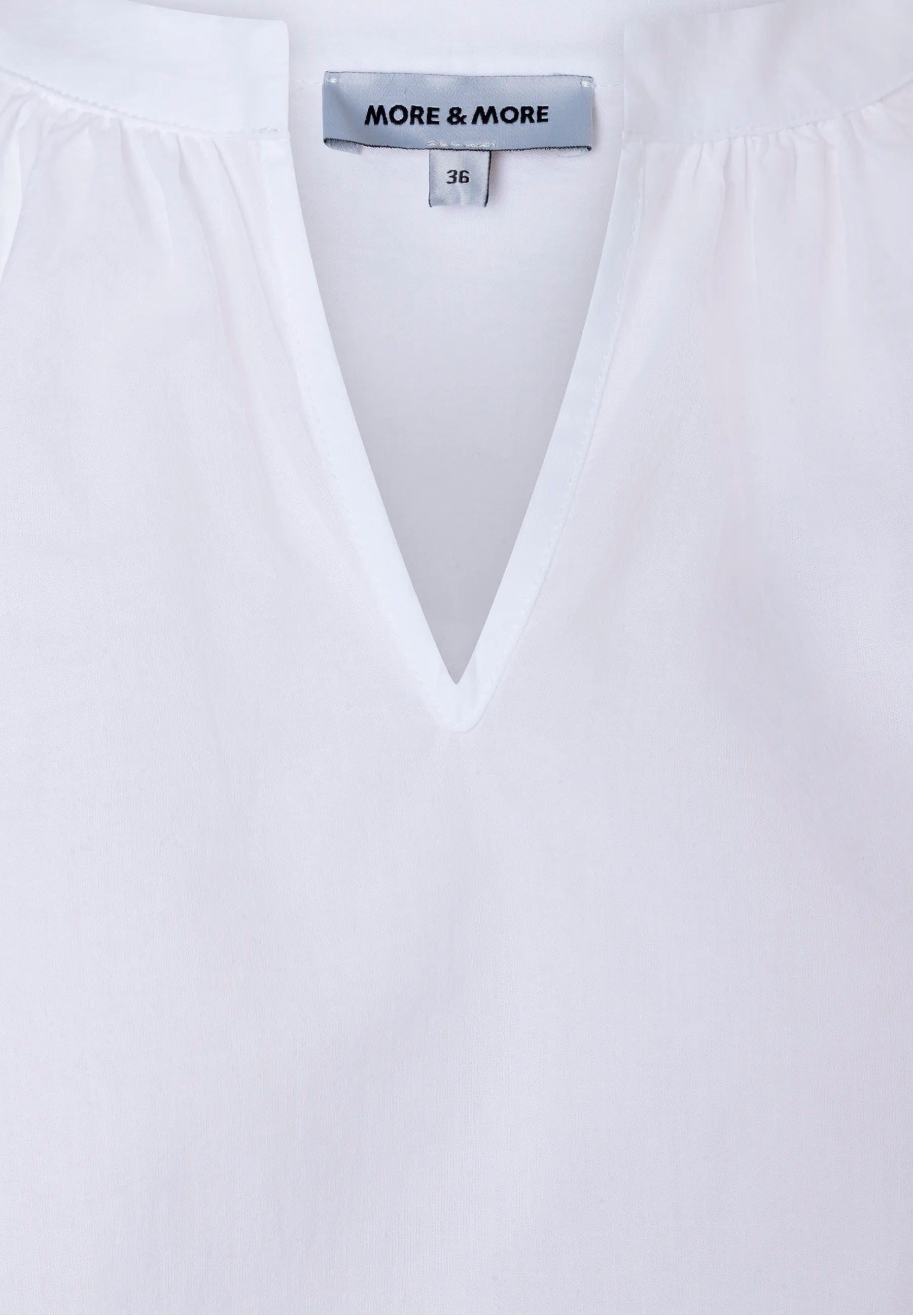 More &amp; More White Women Blouse with Embroidered Sleeves SKU: 61042063_0010 Image 07
