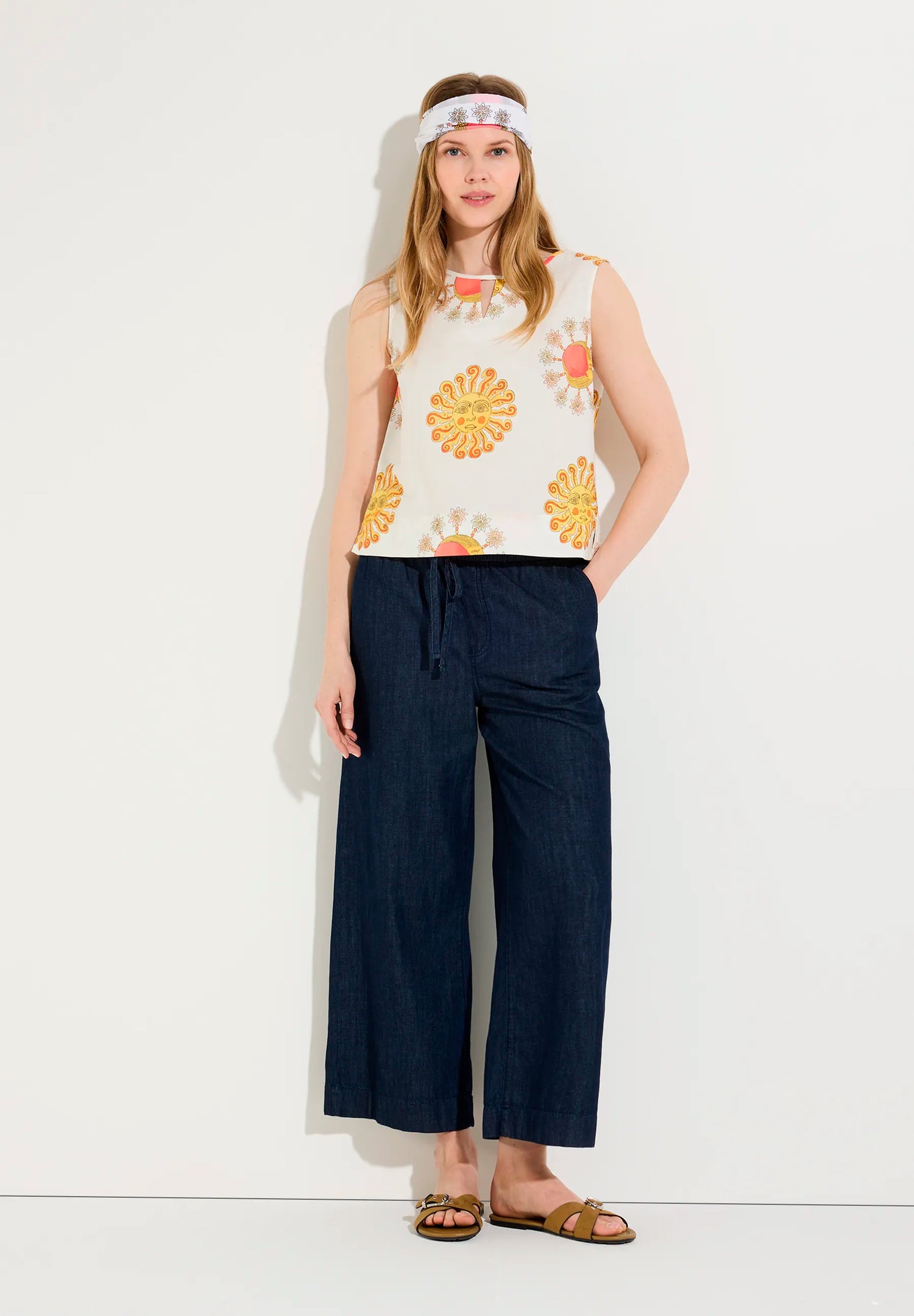 More &amp; More Phantastic Jungle Print Women Blouse Top with Print SKU: 61042065_4052 Image 02