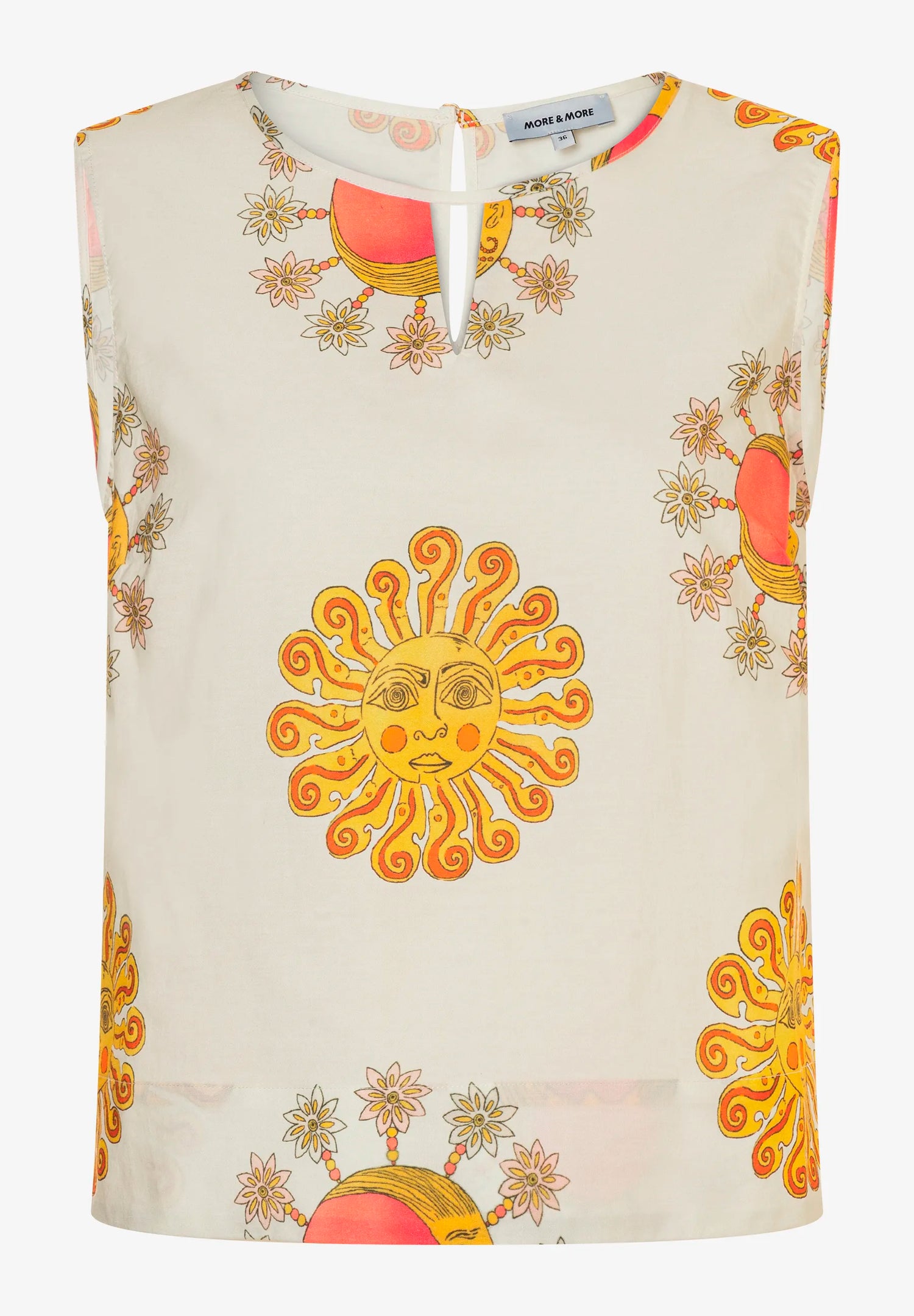 More &amp; More Phantastic Jungle Print Women Blouse Top with Print SKU: 61042065_4052 Image 03