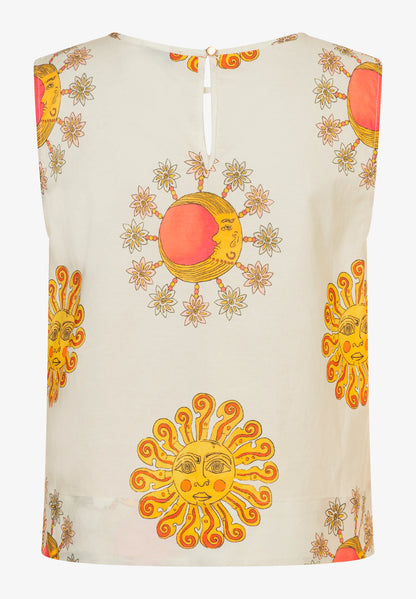 More &amp; More Phantastic Jungle Print Women Blouse Top with Print SKU: 61042065_4052 Image 04