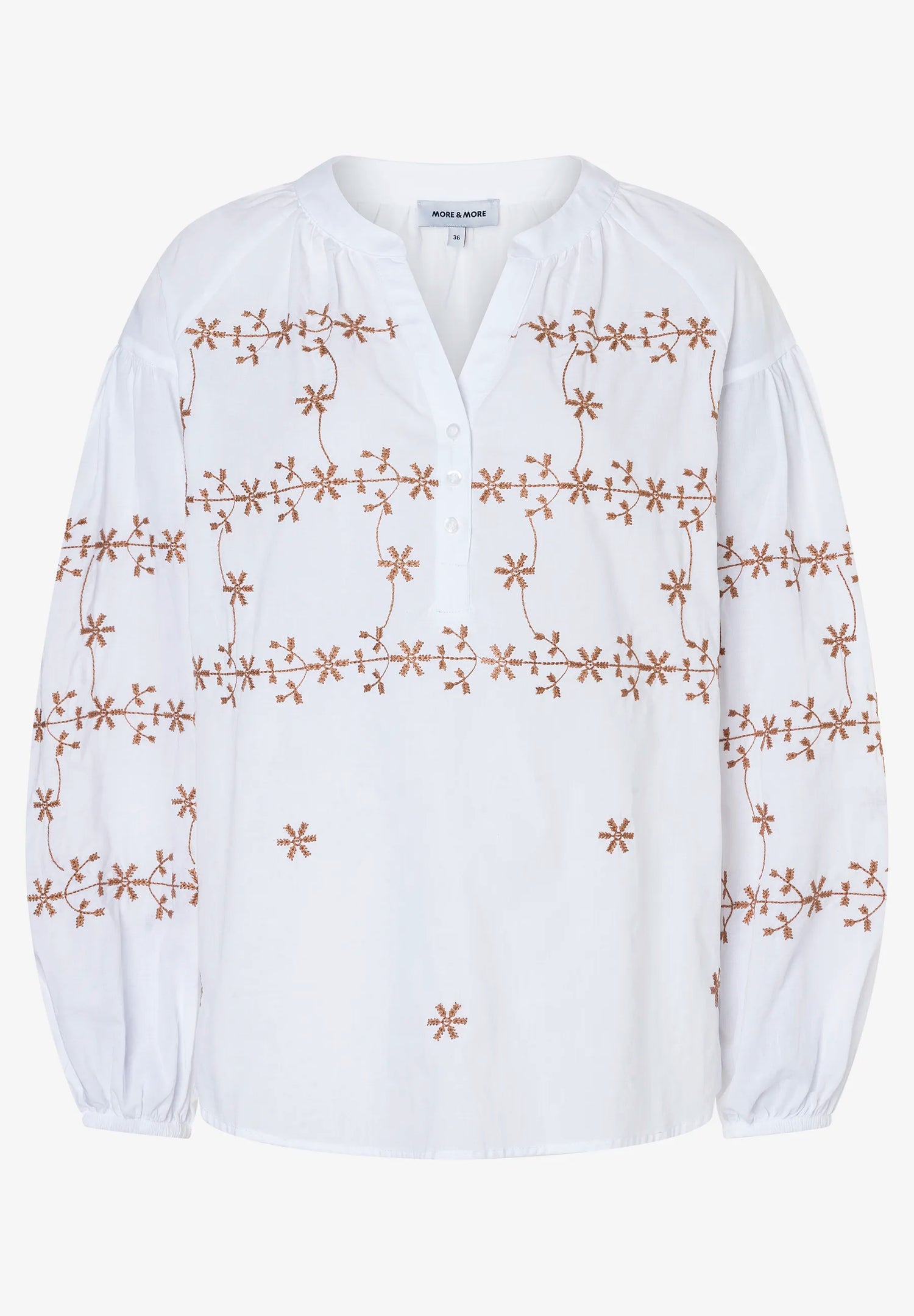 More &amp; More White Women Embroidered Tunic SKU: 61042067_0010 Image 03