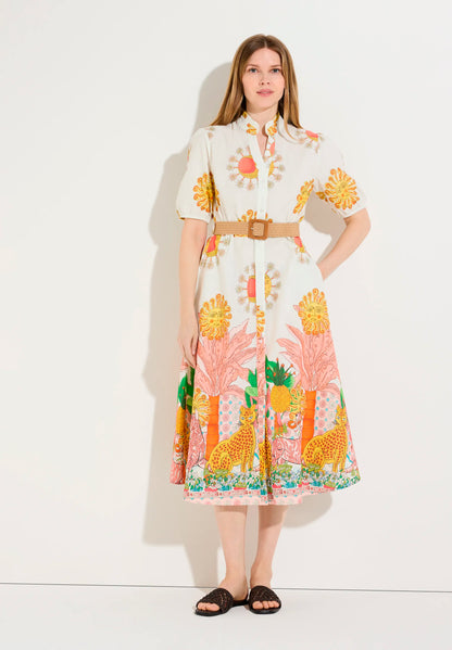 More &amp; More Phantastic Jungle Print Women Printed Dress SKU: 61043054_4052 Image 01
