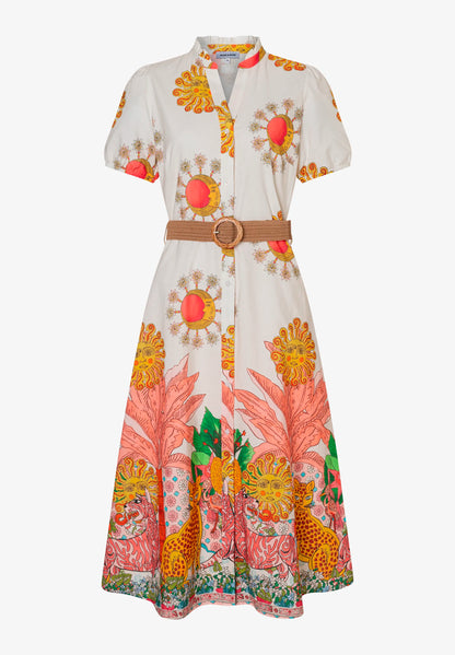 More &amp; More Phantastic Jungle Print Women Printed Dress SKU: 61043054_4052 Image 02