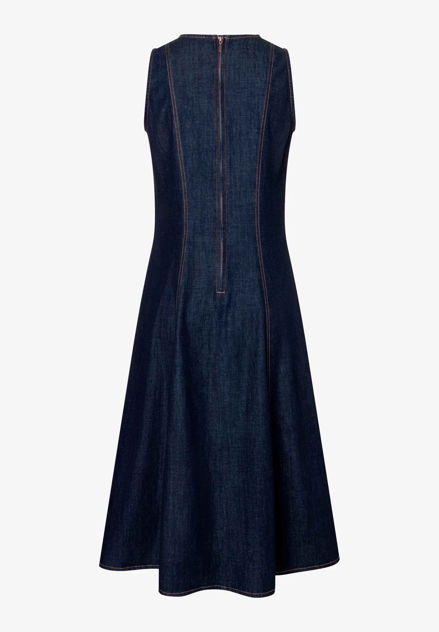 More &amp; More Dark Blue Denim Women Denim Dress SKU: 61043461_0963 Image 03