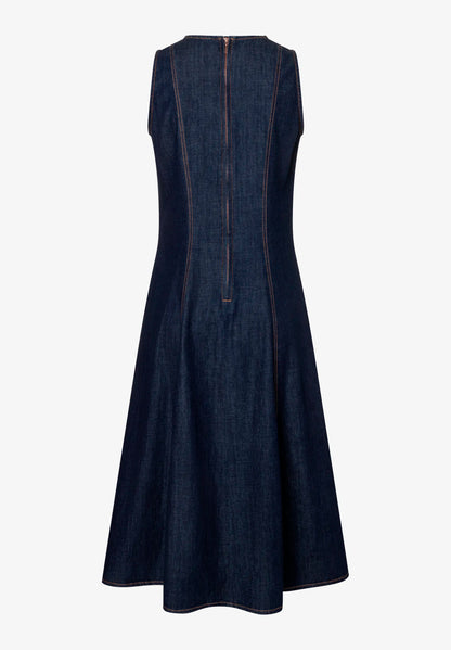 More &amp; More Dark Blue Denim Women Denim Dress SKU: 61043461_0963 Image 03