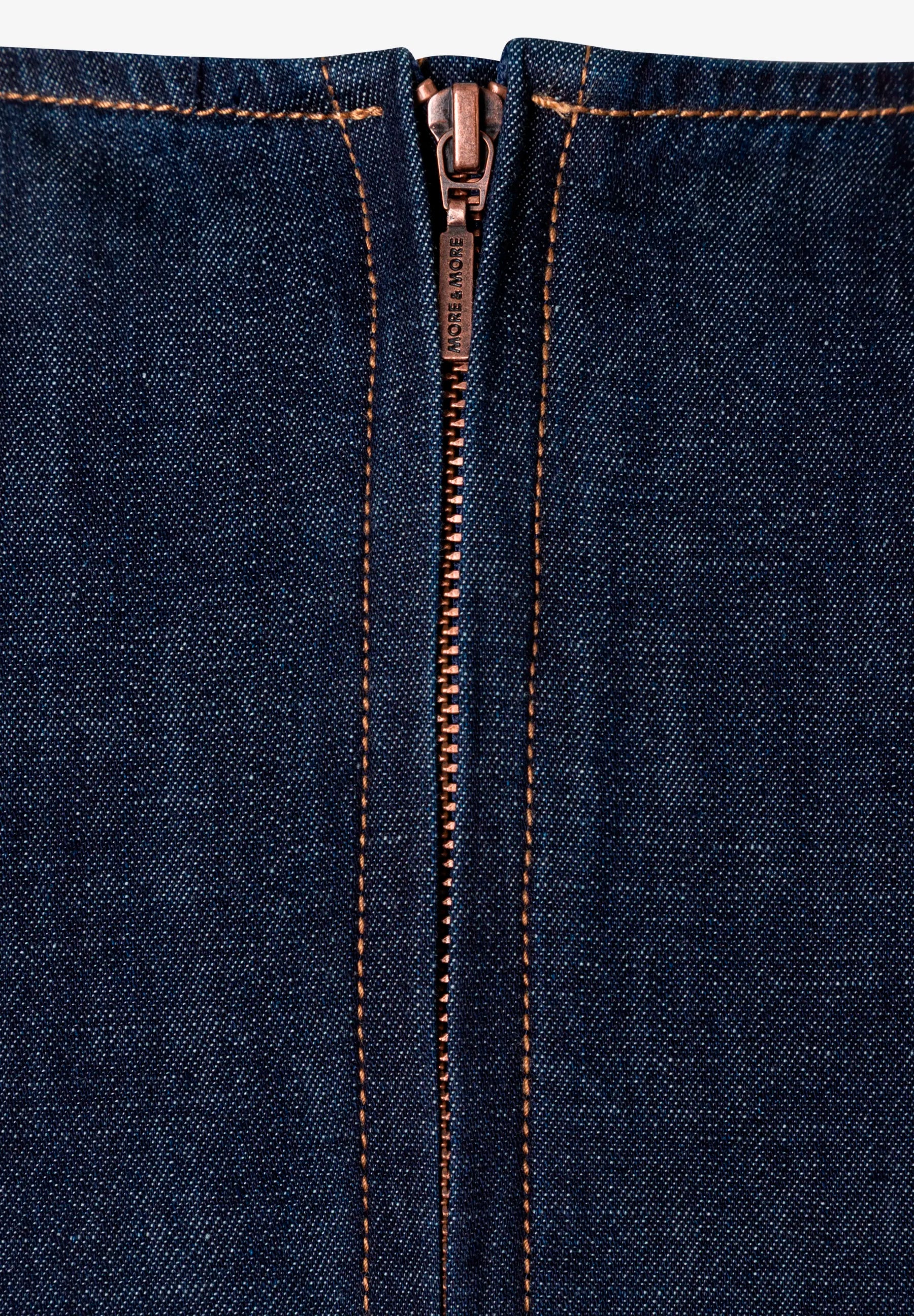 More &amp; More Dark Blue Denim Women Denim Dress SKU: 61043461_0963 Image 04