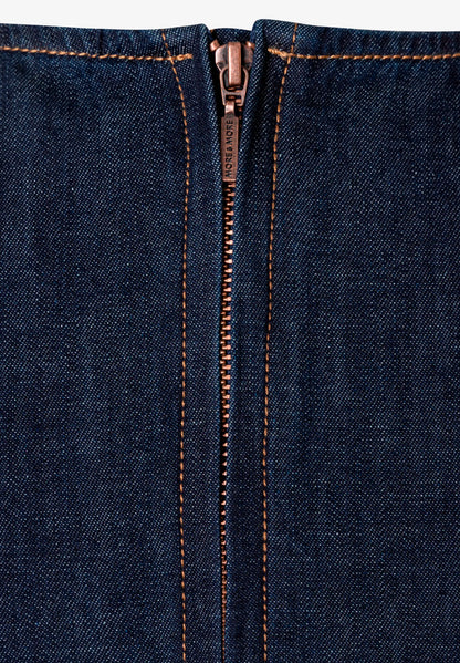 More &amp; More Dark Blue Denim Women Denim Dress SKU: 61043461_0963 Image 04
