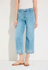 More & More Light Blue Denim Women Jeans with Embroidery At The Hem SKU: 61044250_0961 Image 01