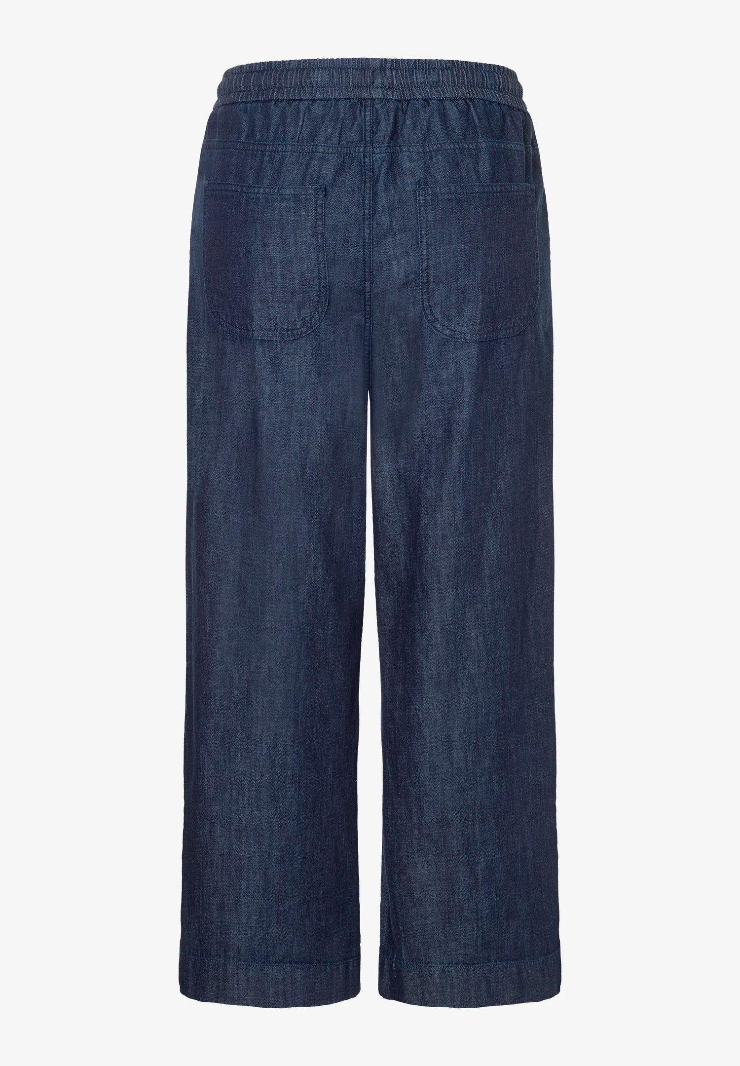 More &amp; More Dark Blue Denim Women Lightweight Jeans Culottes SKU: 61044487_0963 Image 05