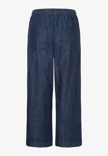 More &amp; More Dark Blue Denim Women Lightweight Jeans Culottes SKU: 61044487_0963 Image 05