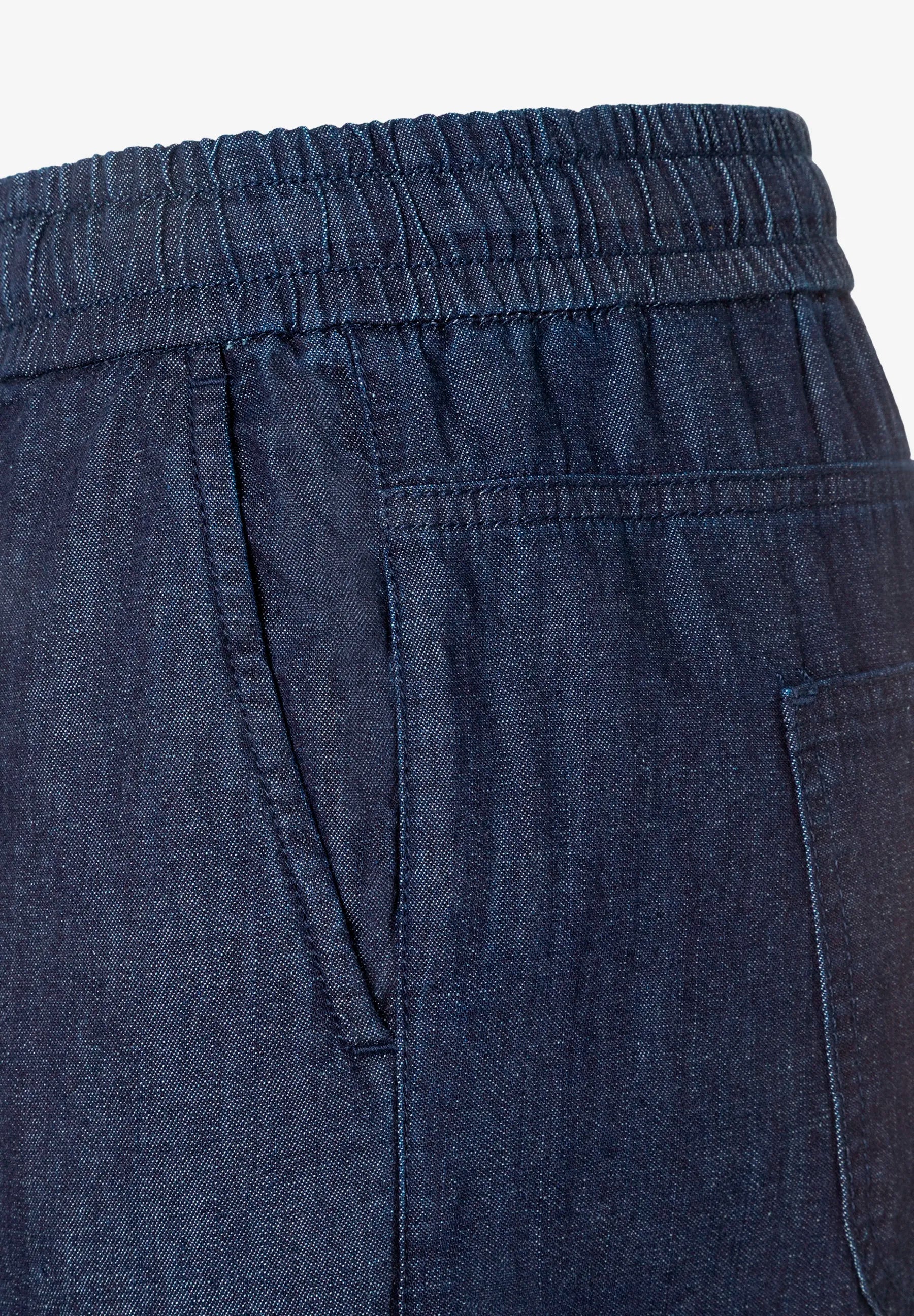More &amp; More Dark Blue Denim Women Lightweight Jeans Culottes SKU: 61044487_0963 Image 06