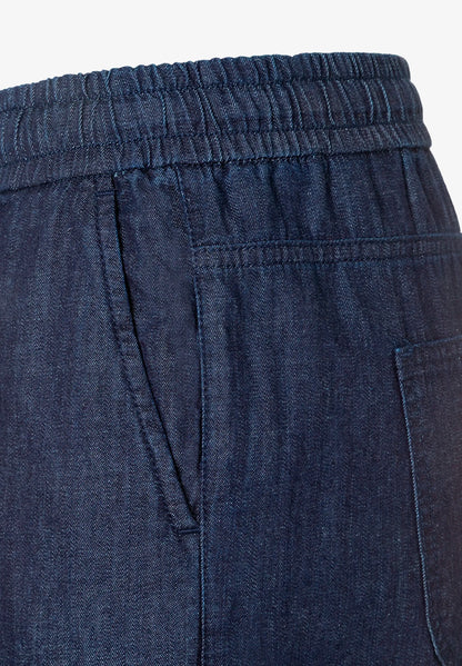More &amp; More Dark Blue Denim Women Lightweight Jeans Culottes SKU: 61044487_0963 Image 06