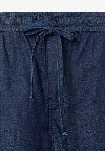 More &amp; More Dark Blue Denim Women Lightweight Jeans Culottes SKU: 61044487_0963 Image 07