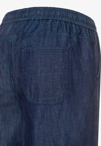 More &amp; More Dark Blue Denim Women Lightweight Jeans Culottes SKU: 61044487_0963 Image 08