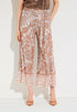 More & More Twotone Leaf Print Border Women Jersey Culottes with Print SKU: 61044650_2280 Image 01