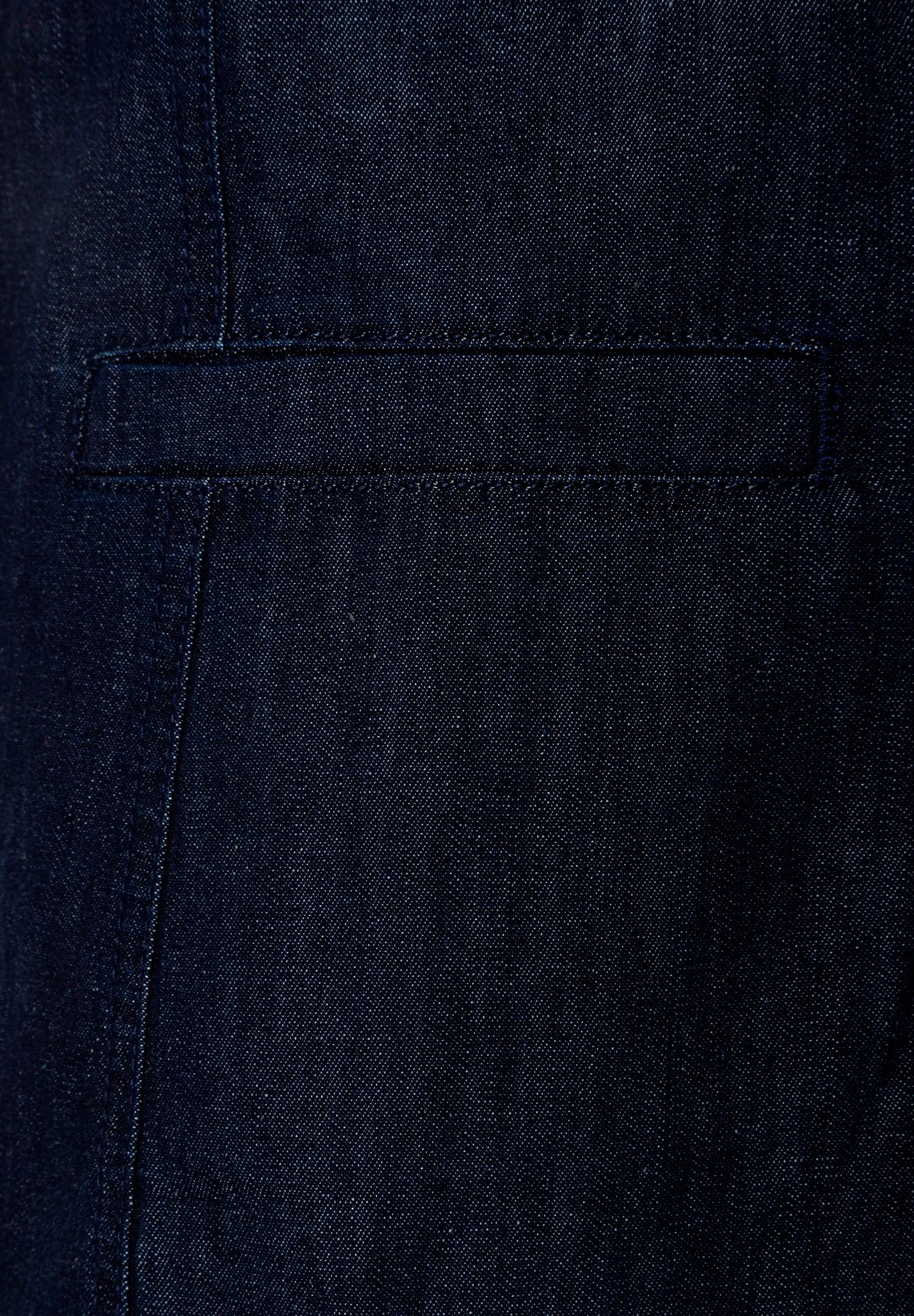 More &amp; More Dark Blue Denim Women Denim Vest SKU: 61046200_0963 Image 06