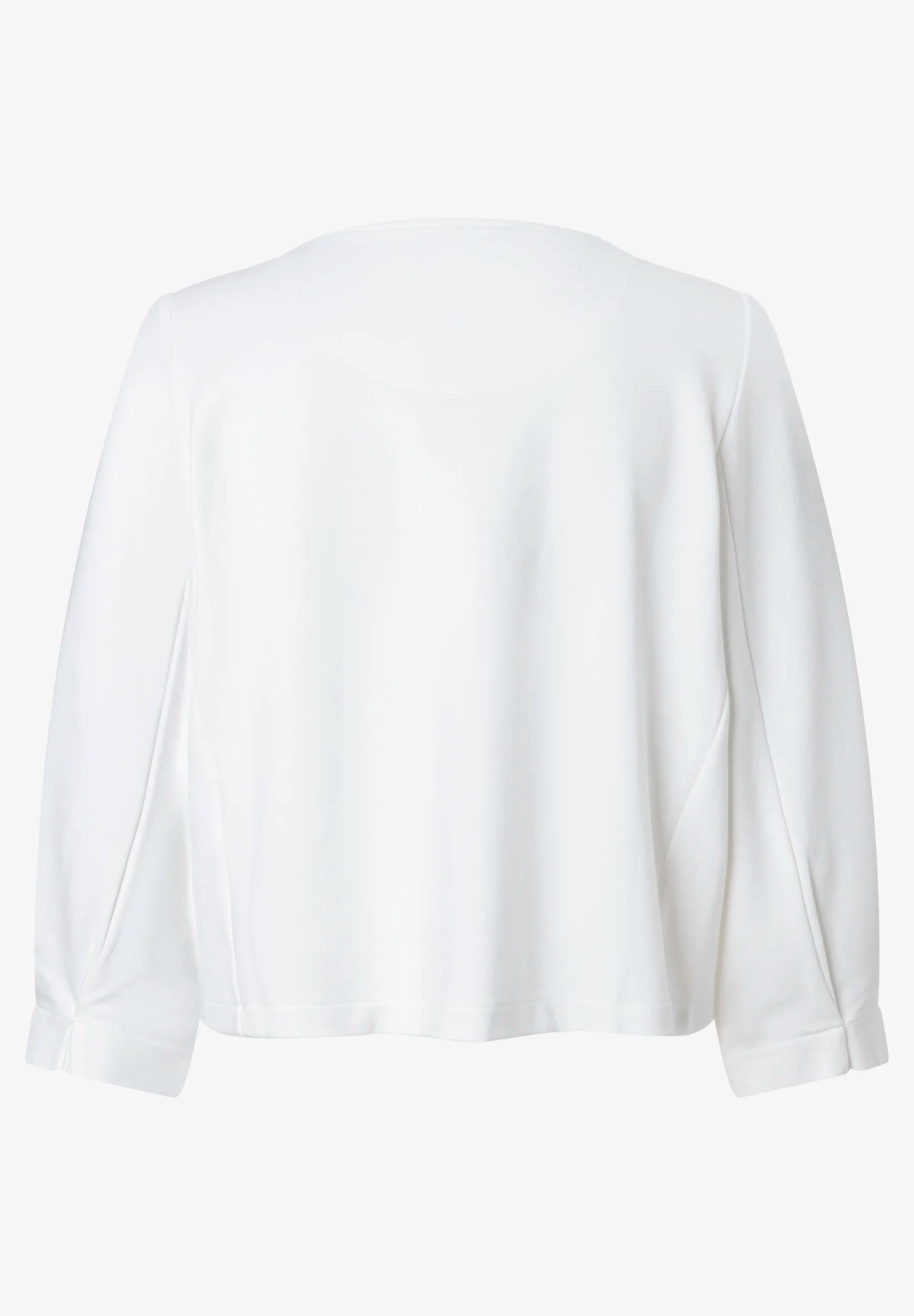 More &amp; More Off White Women Jersey Jacket SKU: 61050015_0041 Image 04