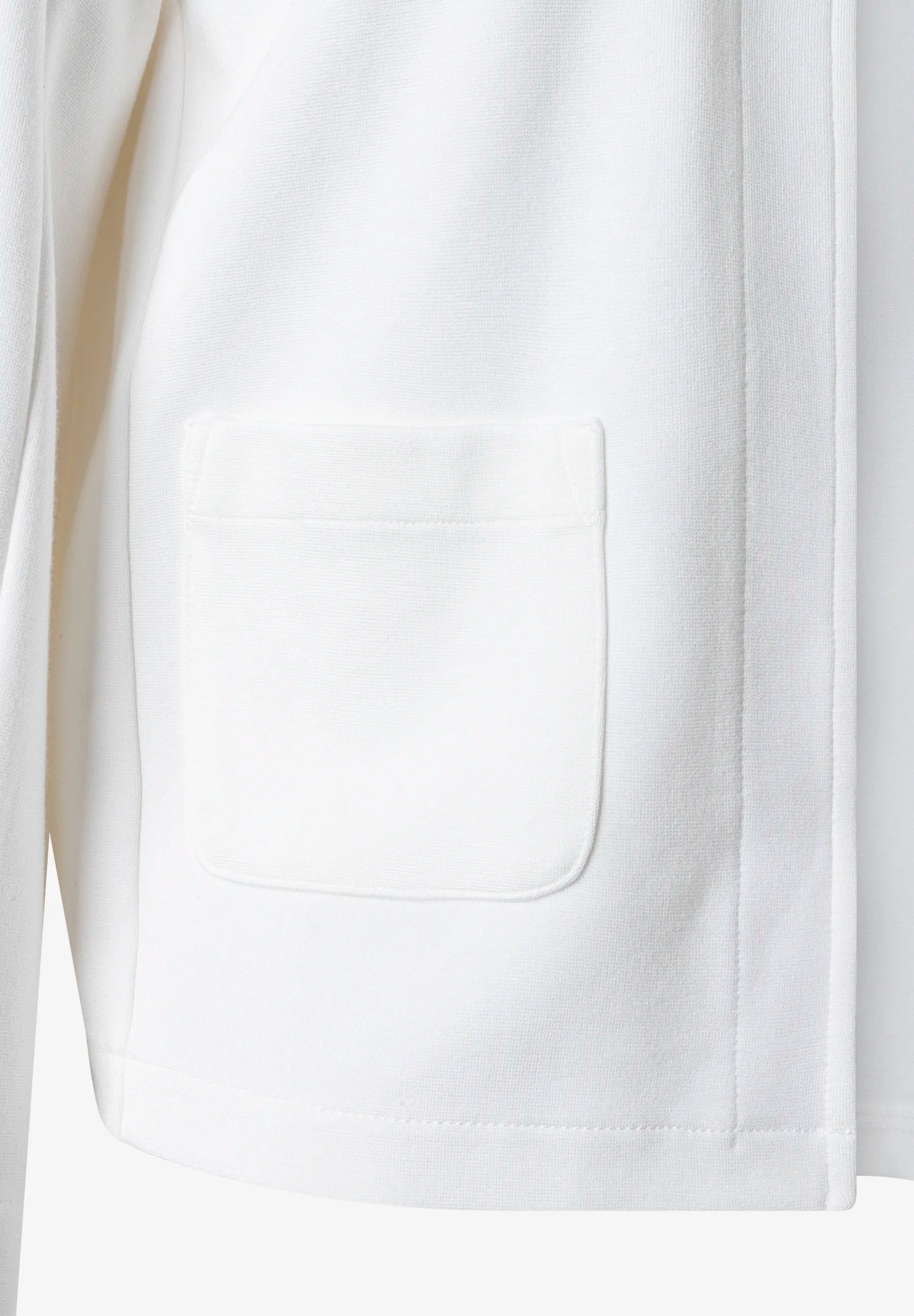 More &amp; More Off White Women Jersey Jacket SKU: 61050015_0041 Image 06