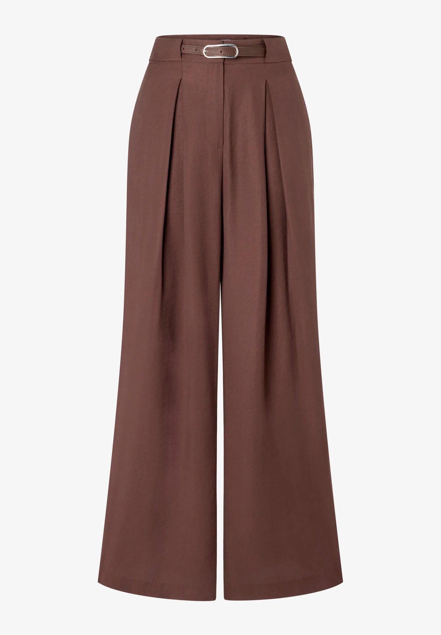 More &amp; More Cool Chocolate Women Wide-Leg Trousers SKU: 61054005_0286 Image 03