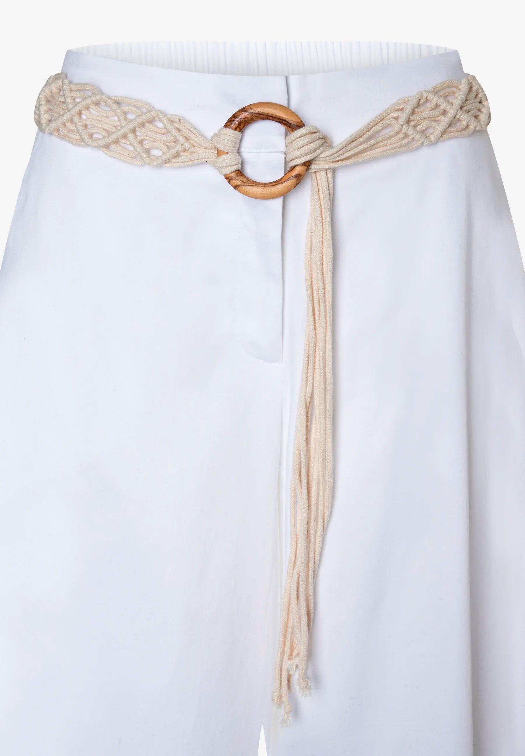 More &amp; More White Women Culottes with Belt SKU: 61054008_0010 Image 07