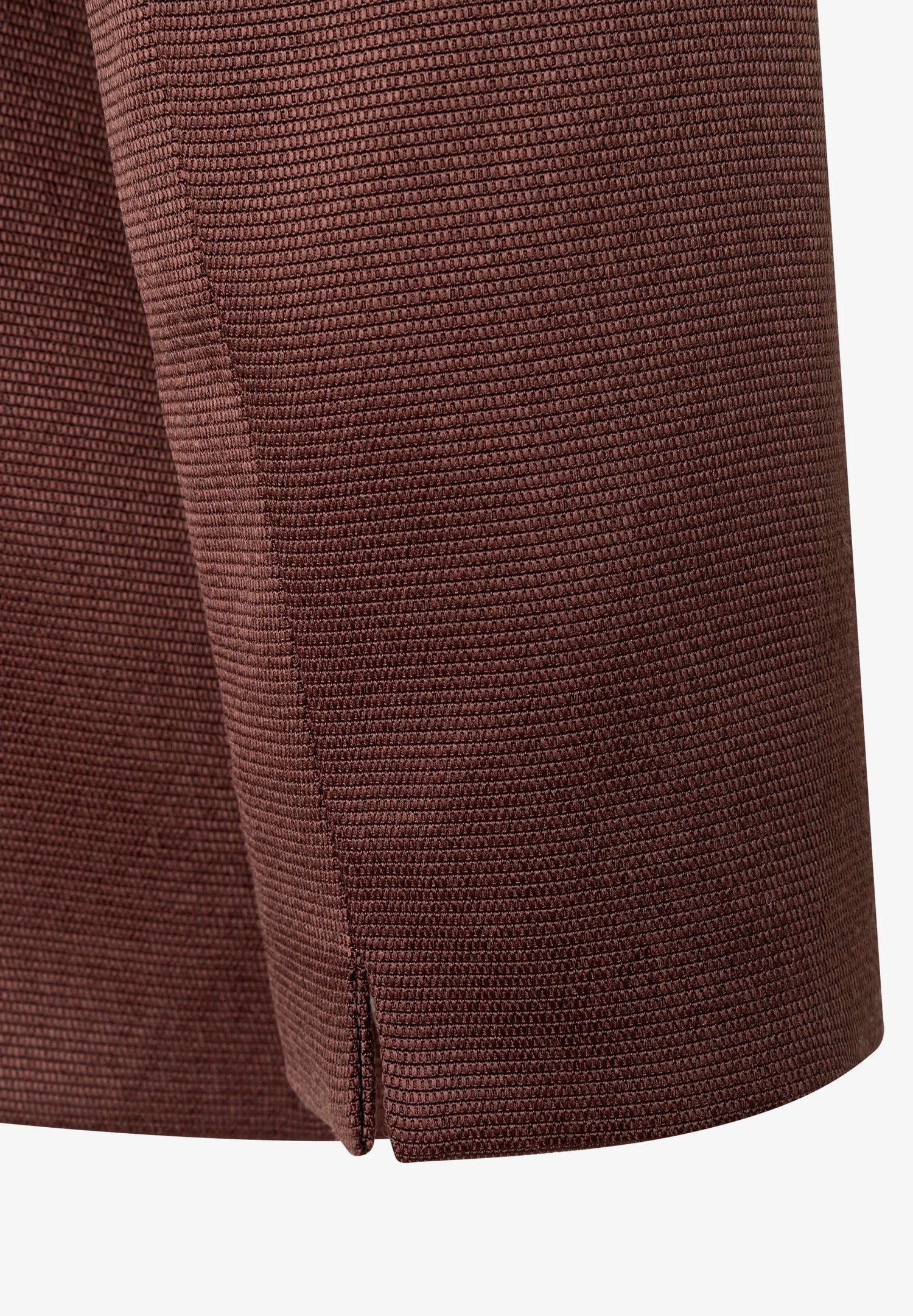 More &amp; More Cool Chocolate Women Blazer with Ribbed Texture SKU: 61056010_0286 Image 06