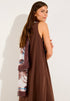 More & More Brushstroke Flower Print Women Printed Scarf SKU: 61059001_5286 Image 01