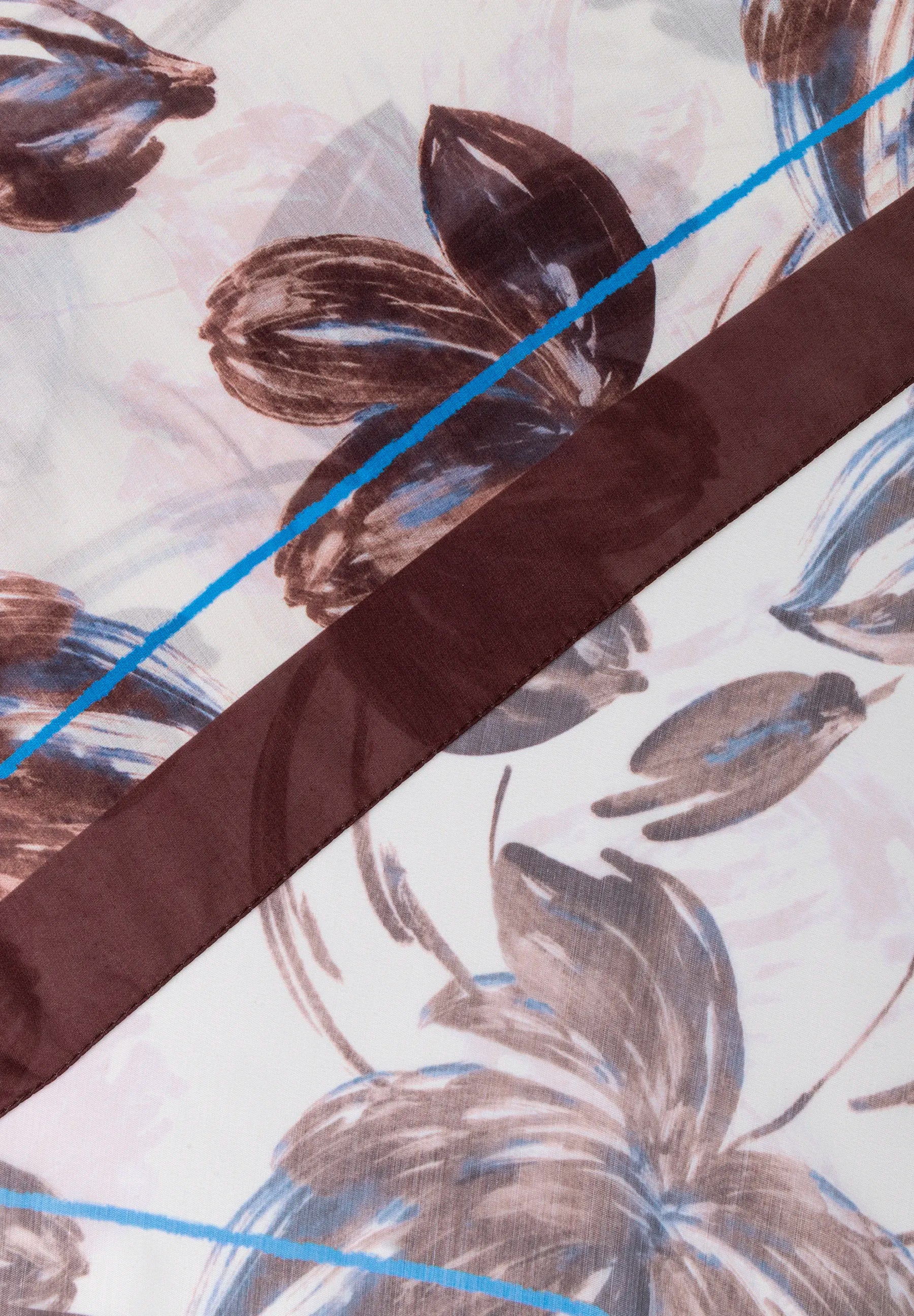 More &amp; More Brushstroke Flower Print Women Printed Scarf SKU: 61059001_5286 Image 03