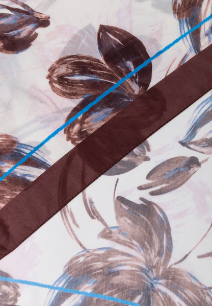 More &amp; More Brushstroke Flower Print Women Printed Scarf SKU: 61059001_5286 Image 03