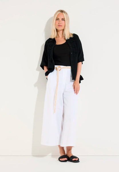 More &amp; More Black Women Blouse with Ruffles SKU: 61062058_0790 Image 03