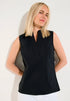 More & More Black Women Sleeveless Blouse SKU: 61062590_0790 Image 01