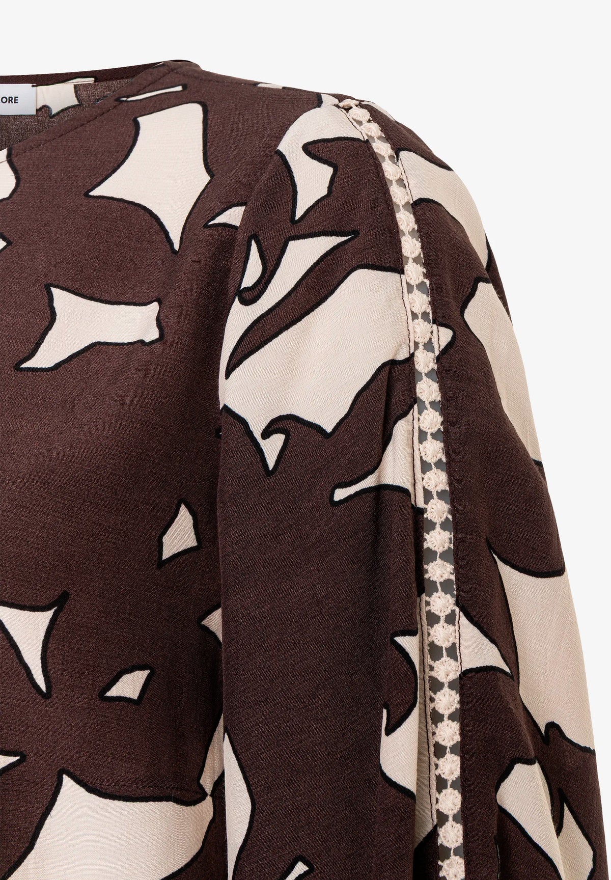 More &amp; More Mini Jacquard Women Printed Blouse SKU: 61072007_M3031 Image 05