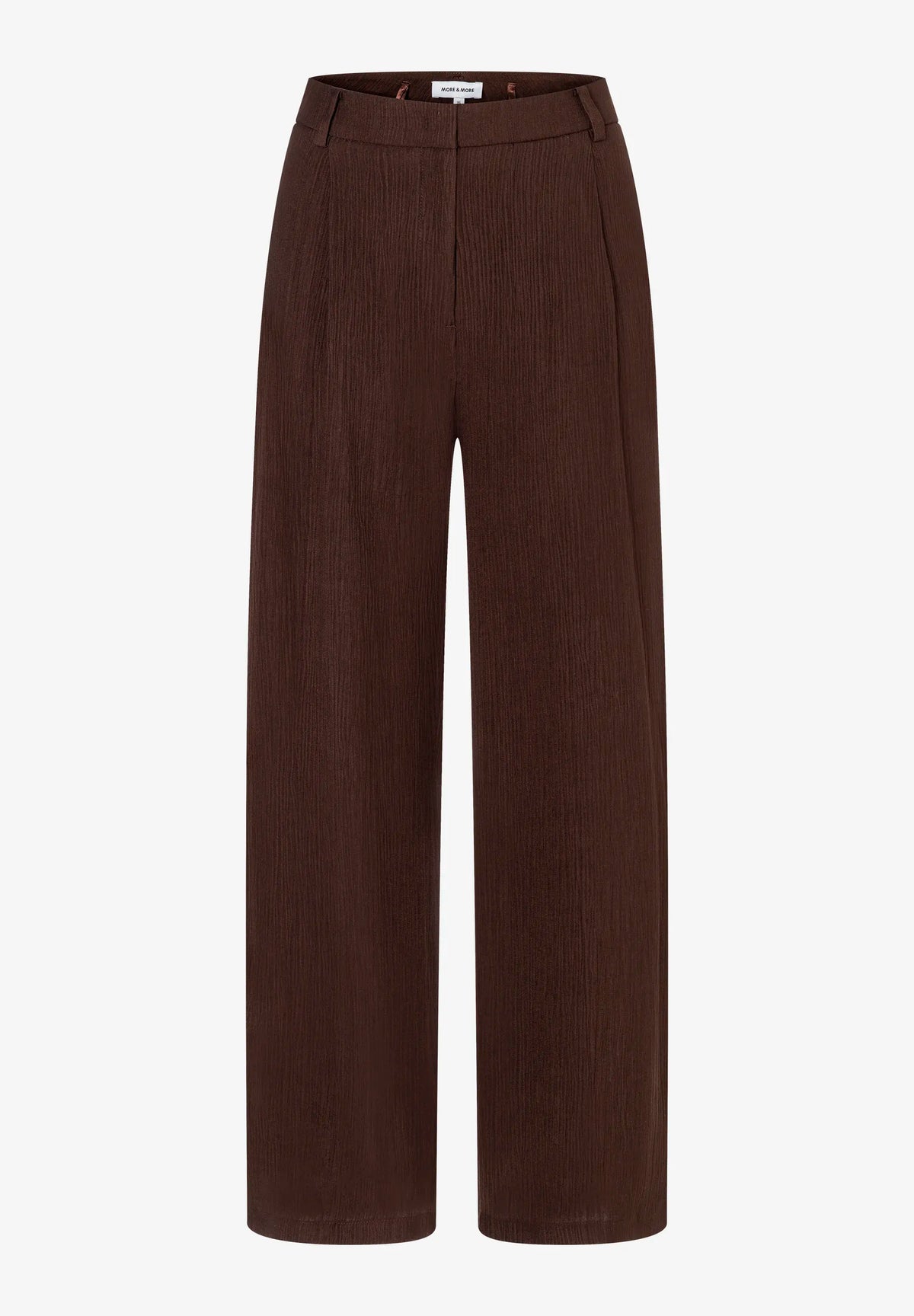 More &amp; More Espresso Brown Women Wide-Leg Trousers SKU: 61074003_M0279 Image 04