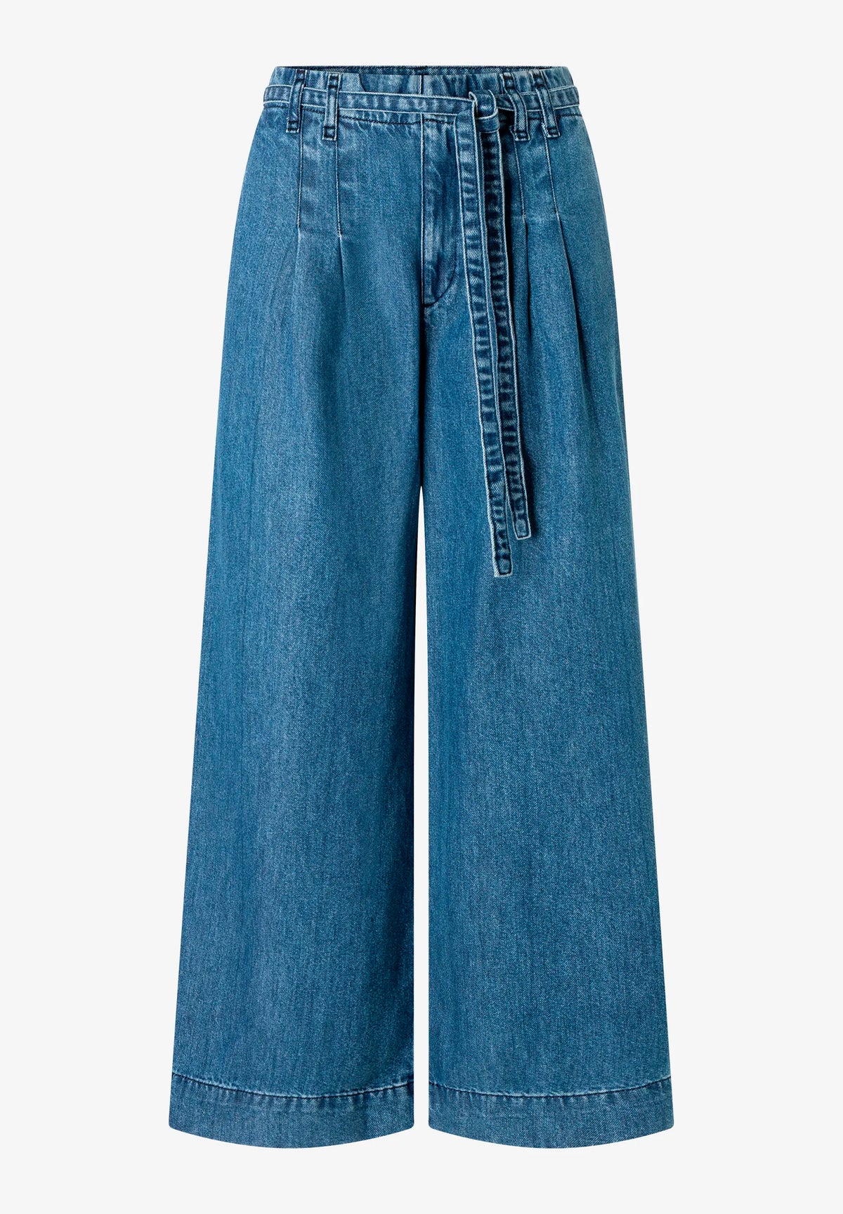 More &amp; More Middle Blue Denim Women Wide-Leg Jeans SKU: 61074200_M0962 Image 05
